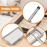 Maxbell Cat Litter Scoop Heavy Duty Non Stick Efficient Portable Pet Supplies Lifter Strip
