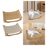 Maxbell Cat Scratcher Lounge Bed Sofa Bed Grinding Claw Rest Wooden Scratching Board Cooling Mat