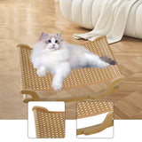 Maxbell Cat Scratcher Lounge Bed Sofa Bed Grinding Claw Rest Wooden Scratching Board Cooling Mat