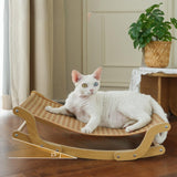 Maxbell Cat Scratcher Lounge Bed Sofa Bed Grinding Claw Rest Wooden Scratching Board Cooling Mat