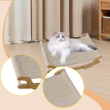 Maxbell Cat Scratcher Lounge Bed Sofa Bed Grinding Claw Rest Wooden Scratching Board Linen Cushion