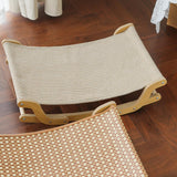 Maxbell Cat Scratcher Lounge Bed Sofa Bed Grinding Claw Rest Wooden Scratching Board Linen Cushion