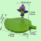 Maxbell Bird Playground Tray Swing Bird Exercise Perch for Conure Decoration Canarie Light Green