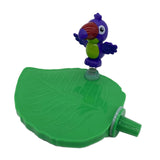 Maxbell Bird Playground Tray Swing Bird Exercise Perch for Conure Decoration Canarie Deep Green