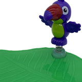 Maxbell Bird Playground Tray Swing Bird Exercise Perch for Conure Decoration Canarie Deep Green