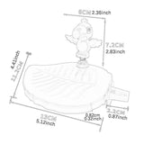 Maxbell Bird Playground Tray Swing Bird Exercise Perch for Conure Decoration Canarie Deep Green