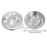 Maxbell Slow Feeder Cat Bowl Interactive Cat Toy Food Container for Puppy Cats Kitty Cat Paw