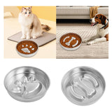 Maxbell Slow Feeder Cat Bowl Interactive Cat Toy Food Container for Puppy Cats Kitty Cat Paw