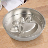 Maxbell Slow Feeder Cat Bowl Interactive Cat Toy Food Container for Puppy Cats Kitty Cat Paw