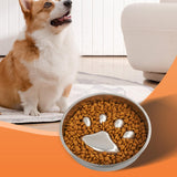 Maxbell Slow Feeder Cat Bowl Interactive Cat Toy Food Container for Puppy Cats Kitty Cat Paw