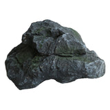 Maxbell Artificial Faux Landscape Rock Realistic Highly Simulation Garden Decoration dark gray 28x17x13cm