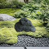 Maxbell Artificial Faux Landscape Rock Realistic Highly Simulation Garden Decoration dark gray 28x17x13cm