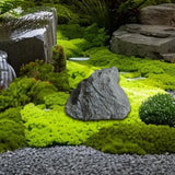 Maxbell Artificial Faux Landscape Rock Realistic Highly Simulation Garden Decoration gray 19x11x14cm