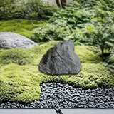 Maxbell Artificial Faux Landscape Rock Realistic Highly Simulation Garden Decoration gray 19x11x14cm