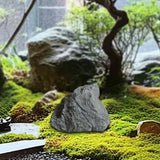 Maxbell Artificial Faux Landscape Rock Realistic Highly Simulation Garden Decoration gray 19x11x14cm