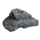 Maxbell Artificial Faux Landscape Rock Realistic Highly Simulation Garden Decoration gray 28x17x13cm