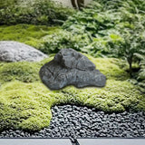 Maxbell Artificial Faux Landscape Rock Realistic Highly Simulation Garden Decoration gray 28x17x13cm