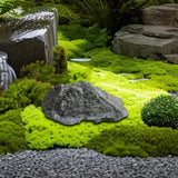 Maxbell Artificial Faux Landscape Rock Realistic Highly Simulation Garden Decoration gray 28x17x15cm