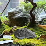 Maxbell Artificial Faux Landscape Rock Realistic Highly Simulation Garden Decoration gray 28x17x15cm