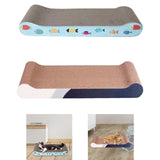 Maxbell Cat Scratcher Cardboard Grind Claws House Bed Scratching Pad Playing Resting S
