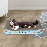 Maxbell Cat Scratcher Cardboard Grind Claws House Bed Scratching Pad Playing Resting S