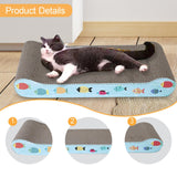 Maxbell Cat Scratcher Cardboard Grind Claws House Bed Scratching Pad Playing Resting S