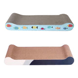 Maxbell Cat Scratcher Cardboard Grind Claws House Bed Scratching Pad Playing Resting S