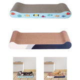 Maxbell Cat Scratcher Cardboard Grind Claws House Bed Scratching Pad Playing Resting S