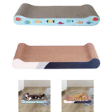Maxbell Cat Scratcher Cardboard Grind Claws House Bed Scratching Pad Playing Resting S