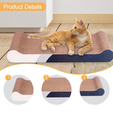 Maxbell Cat Scratcher Cardboard Grind Claws House Bed Scratching Pad Playing Resting L