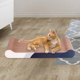 Maxbell Cat Scratcher Cardboard Grind Claws House Bed Scratching Pad Playing Resting L