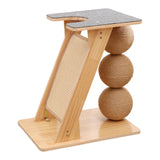 Maxbell Cat Scratcher Toy with Balls Pet Resting Biting Exercise Kitty Cat Furniture