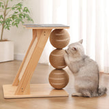 Maxbell Cat Scratcher Toy with Balls Pet Resting Biting Exercise Kitty Cat Furniture