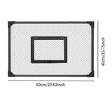 Maxbell Fish Tank Lid Cover Protective Tear Resistant DIY Anti Jump 6mm Mesh Netting 60cmx40cm