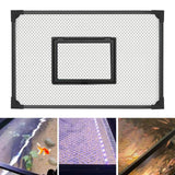 Maxbell Fish Tank Lid Cover Protective Tear Resistant DIY Anti Jump 6mm Mesh Netting 60cmx40cm