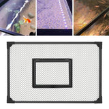 Maxbell Fish Tank Lid Cover Protective Tear Resistant DIY Anti Jump 6mm Mesh Netting 60cmx45cm
