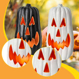 Maxbell Halloween Pumpkin Light Decoration Ornament for Bar Party Supplies Courtyard Black