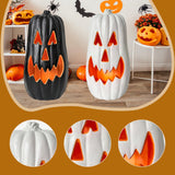 Maxbell Halloween Pumpkin Light Decoration Ornament for Bar Party Supplies Courtyard Black