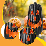 Maxbell Halloween Pumpkin Light Decoration Ornament for Bar Party Supplies Courtyard Black