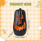 Maxbell Halloween Pumpkin Light Decoration Ornament for Bar Party Supplies Courtyard Black