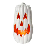 Maxbell Halloween Pumpkin Light Decoration Ornament for Bar Party Supplies Courtyard White
