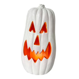 Maxbell Halloween Pumpkin Light Decoration Ornament for Bar Party Supplies Courtyard White
