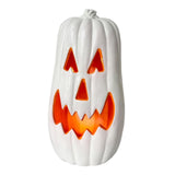 Maxbell Halloween Pumpkin Light Decoration Ornament for Bar Party Supplies Courtyard White