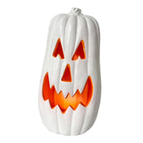 Maxbell Halloween Pumpkin Light Decoration Ornament for Bar Party Supplies Courtyard White