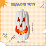 Maxbell Halloween Pumpkin Light Decoration Ornament for Bar Party Supplies Courtyard White