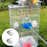 Maxbell Bird Cage Poop Remover Kit Multifunctional 9.2inch Long with Cleaning Gloves Straight Hook