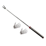 Maxbell Bird Cage Poop Remover Kit Multifunctional 9.2inch Long with Cleaning Gloves Bending Hook