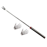 Maxbell Bird Cage Poop Remover Kit Multifunctional 9.2inch Long with Cleaning Gloves Bending Hook