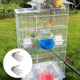 Maxbell Bird Cage Poop Remover Kit Multifunctional 9.2inch Long with Cleaning Gloves Bending Hook