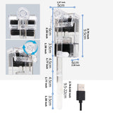 Maxbell Aquarium Filter USB Hanging Silent Efficient Compact Small Filtration System 5x6x9.5cm